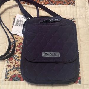 Vera Bradley - RFID Mini Hipster Crossbody Bag Navy NWT
